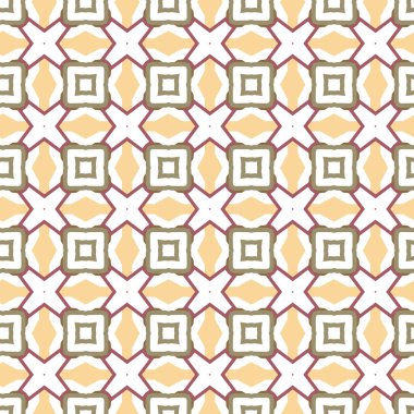 Geometrik şekilli kusursuz desen. vektör illüstrasyonu