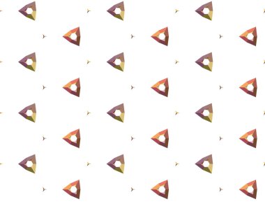 Kusursuz geometrik süs deseni. Vektör illüstrasyonu 