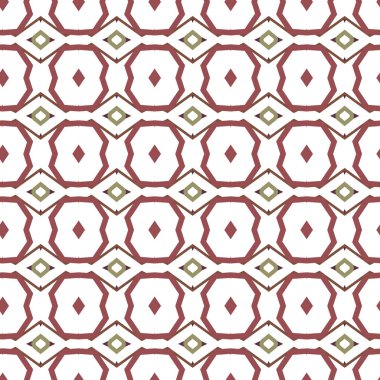 Kusursuz geometrik süs deseni. Vektör illüstrasyonu 