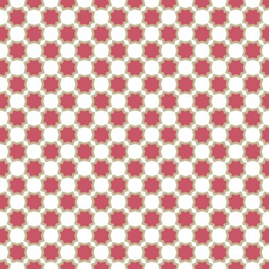 Kusursuz geometrik süs deseni. Vektör illüstrasyonu 