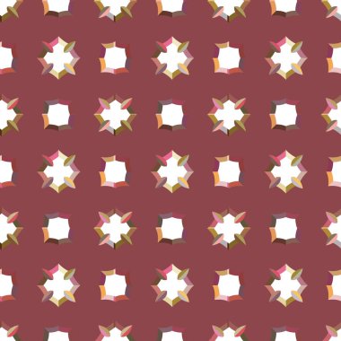 Soyut illüzyon arka planı. Kusursuz geometrik süslemeli görüntü