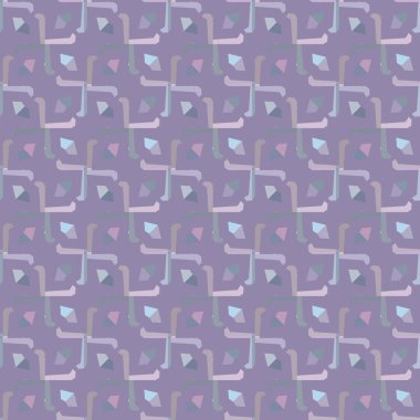 Soyut illüzyon arka planı. Kusursuz geometrik süslemeli görüntü