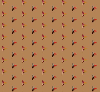 Soyut illüzyon arka planı. Kusursuz geometrik süslemeli görüntü