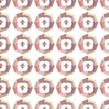 Kusursuz geometrik süs deseni. Vektör illüstrasyonu 