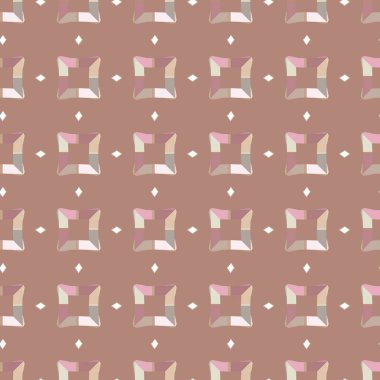 Dikensiz geometrik süslemeli görüntü. Soyut illüzyon arka planı