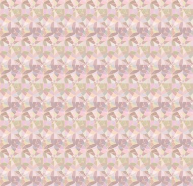 Dikensiz geometrik süslemeli görüntü. Soyut illüzyon arka planı