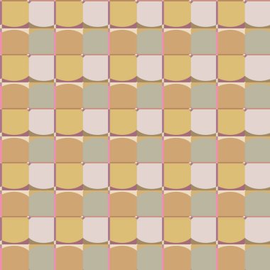 Geometrik şekilli kusursuz desen. vektör illüstrasyonu