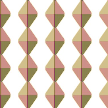 Dikensiz geometrik süslemeli görüntü. Soyut illüzyon arka planı