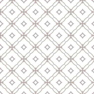 Kusursuz geometrik süs deseni. Vektör illüstrasyonu 