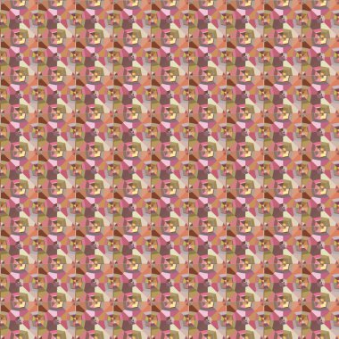 Kusursuz geometrik süs deseni. Vektör illüstrasyonu 