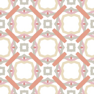 Modern geometrik vektör tasarımı, kusursuz desen çizimi