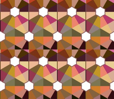 vektör kesintisiz geometrik dekoratif desen