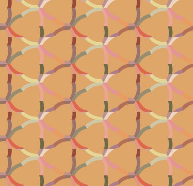 Kusursuz geometrik süs deseni. Vektör illüstrasyonu 