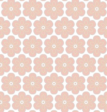 Kusursuz geometrik süs deseni. Vektör illüstrasyonu 