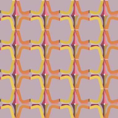 Soyut illüzyon arka planı. Kusursuz geometrik süslemeli görüntü