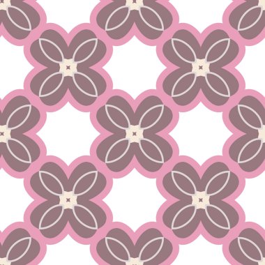 Kusursuz geometrik süs deseni. Vektör illüstrasyonu 