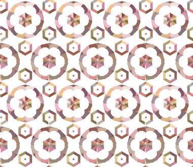 Kusursuz geometrik süs deseni. Vektör illüstrasyonu 