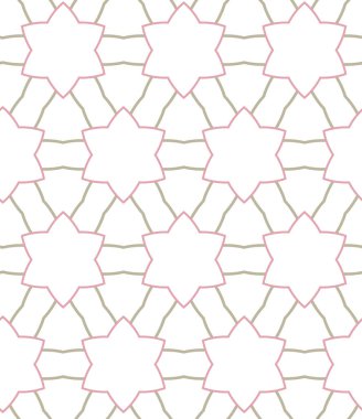 Kusursuz geometrik süs deseni. Vektör illüstrasyonu 