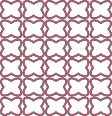 Kusursuz geometrik süs deseni. Vektör illüstrasyonu 