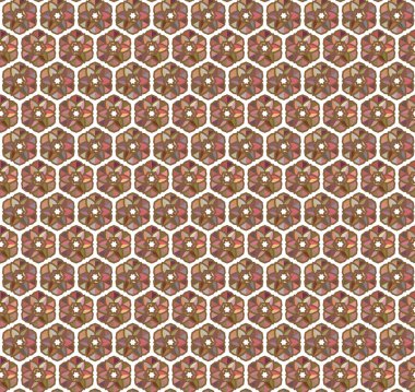 Kusursuz geometrik süslemeli desen