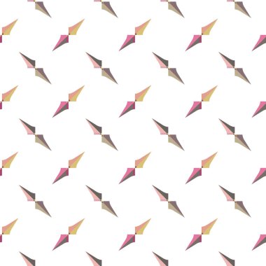 Modern geometrik vektör tasarımı, kusursuz desen çizimi