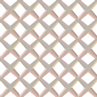 Soyut vektör geometrik dikişsiz desen. beyaz çizgi örgülü modern minimalist arkaplan
