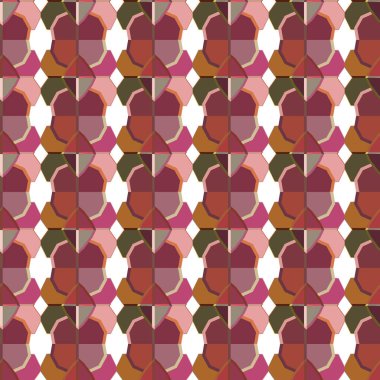 Soyut illüzyon arka planı. Kusursuz geometrik süslemeli görüntü