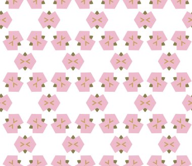 Kusursuz geometrik süs deseni. Vektör illüstrasyonu 