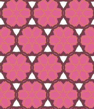 Kusursuz geometrik süs deseni. Vektör illüstrasyonu 