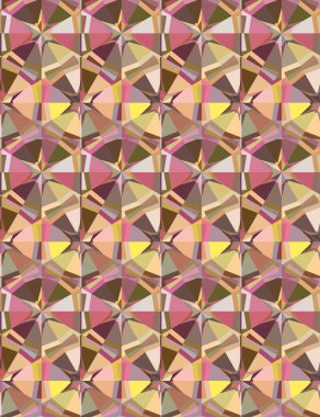 Soyut illüzyon arka planı. Kusursuz geometrik süslemeli görüntü