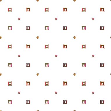 Kusursuz geometrik süs deseni. Vektör illüstrasyonu 