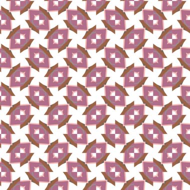 Geometrik şekilli kusursuz desen. vektör illüstrasyonu