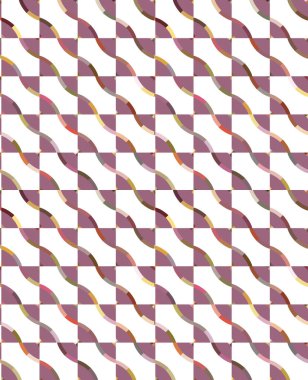 Soyut illüzyon arka planı. Kusursuz geometrik süslemeli görüntü