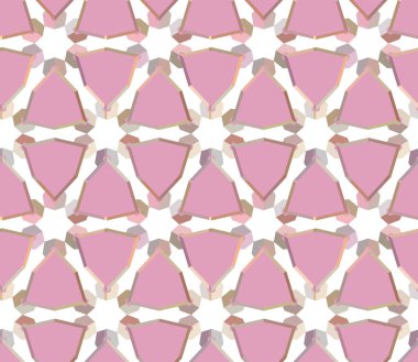 Soyut illüzyon arka planı. Kusursuz geometrik süslemeli görüntü