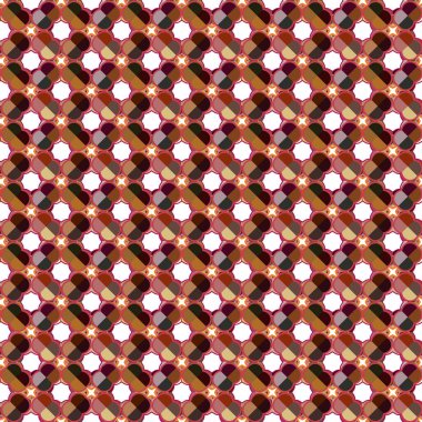 Modern geometrik vektör tasarımı, kusursuz desen çizimi