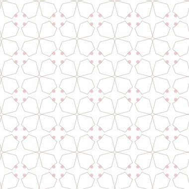 Soyut vektör geometrik dikişsiz desen. beyaz çizgi örgülü modern minimalist arkaplan