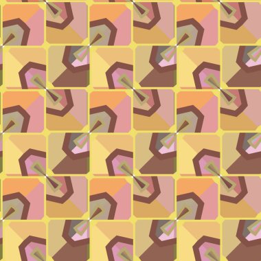 Kusursuz geometrik süs deseni. Vektör illüstrasyonu 