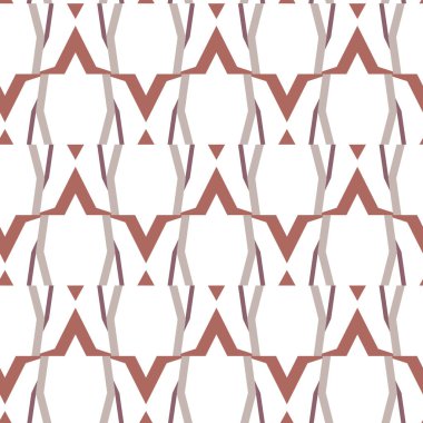 Modern geometrik vektör tasarımı, kusursuz desen çizimi