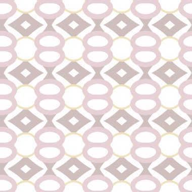 Kusursuz geometrik süs deseni. Vektör illüstrasyonu 