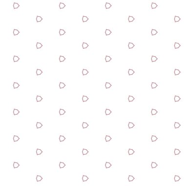 Modern geometrik vektör tasarımı, kusursuz desen çizimi