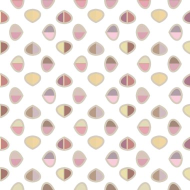 Geometrik şekilli kusursuz desen. vektör illüstrasyonu