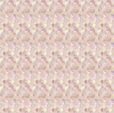 Modern geometrik vektör tasarımı, kusursuz desen çizimi