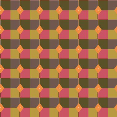 Kusursuz geometrik süs deseni. Vektör illüstrasyonu 