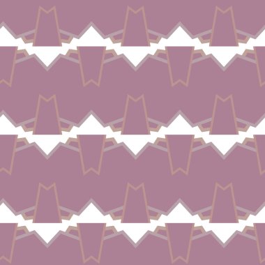 Kusursuz geometrik süs deseni. Vektör illüstrasyonu 