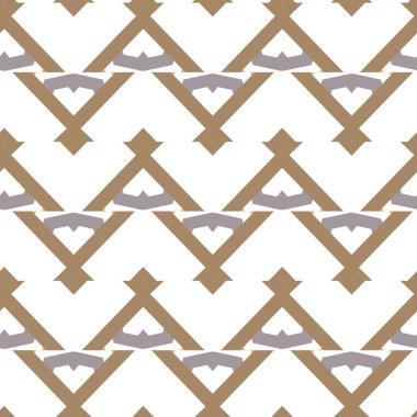 Geometrik şekilli kusursuz desen. vektör illüstrasyonu