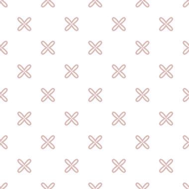 Kusursuz geometrik süs deseni. Vektör illüstrasyonu 