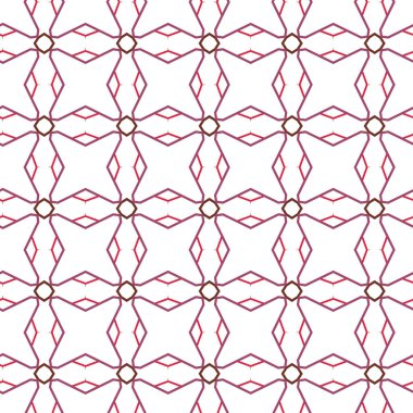 Kusursuz geometrik süs deseni. Vektör illüstrasyonu 