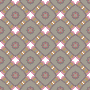 Modern geometrik vektör tasarımı, kusursuz desen çizimi