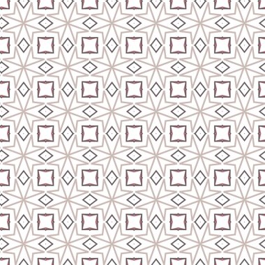 Kusursuz geometrik süs deseni. Vektör illüstrasyonu 