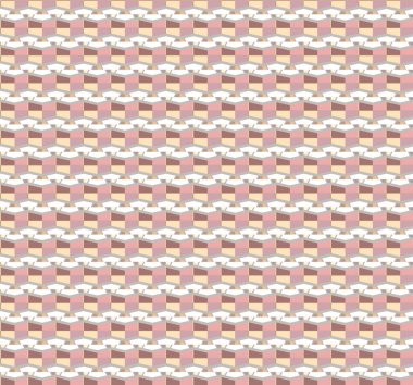 Kusursuz geometrik süs deseni. Vektör illüstrasyonu 